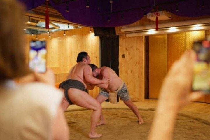 Tokyo Private 6 timmars tur Sumo Show, lunch och lokal Guide