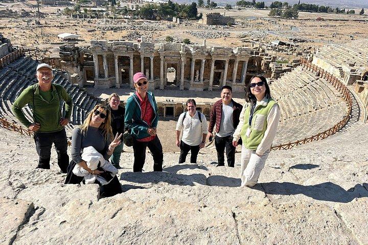 PARA CRUCERO: Tour Privado de Pamukkale do Porto de Kusadasi
