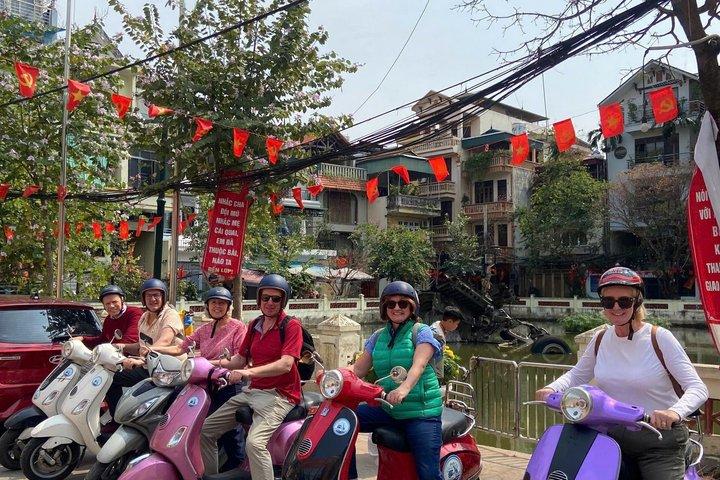 Hanoi Highlights Halbtägige Vespa-Tour : ECHTES Hanoi, Kultur & Essen