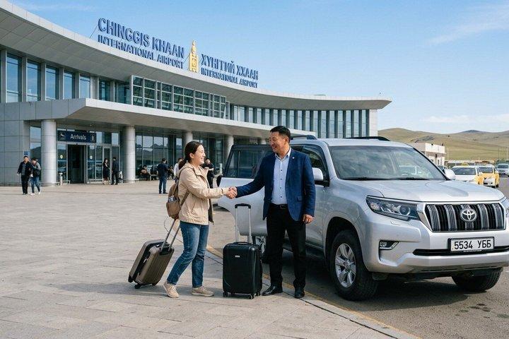 Recojo del aeropuerto Chingis Khaan para dejar el hotel en Ulaanbaatar