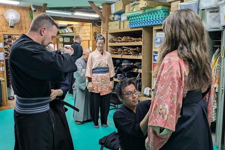 Samurai Upplev Osaka Real Katana Träning