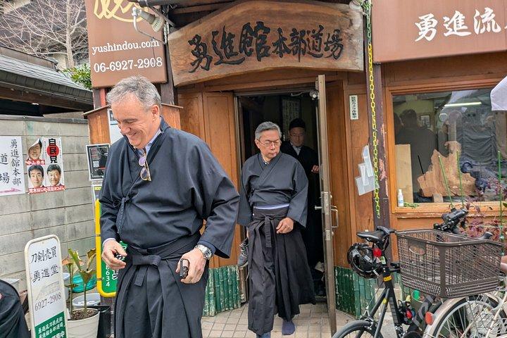 Samurai Upplev Osaka Real Katana Träning