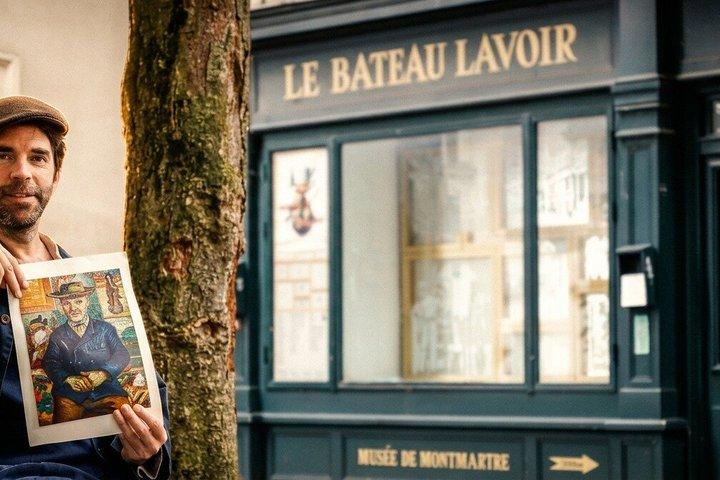 ユニークなモンマルトル19世紀ツアー：俳優とタイムトラベル