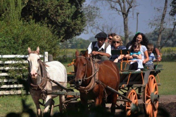 Excursión a la típica estancia en la pampa argentina con almuerzo y gauchos.