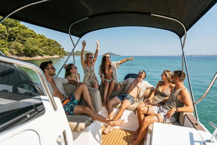 Zadar 3 eiland Speedboot Tour & Blue Bay zwemmen met drankjes
