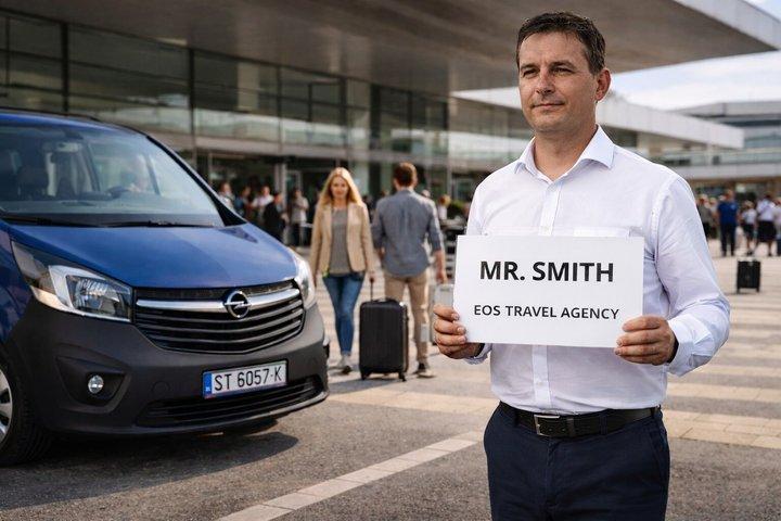 Privat Split lufthavn transfer til Trogir område