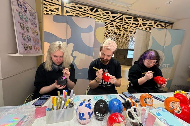 Tokyo: Paint Your Own Daruma - Japanese Good Luck Charm