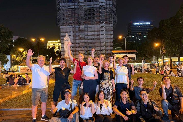 Saigon Street Food Adventure by Scooter with Local Guide