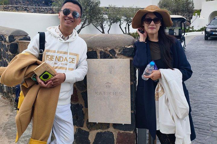 サントリーニでのプライベート送迎-空港,ホテル＆タウンピックアップ