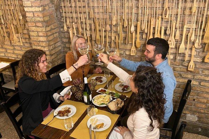 ローマ・ユダヤ・ゲットー料理体験 : 3 - ワイン付きコースディナー