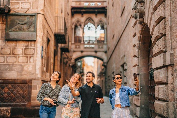 Premium Old Town & Picasso Museum Liten grupptur (6 personer max)