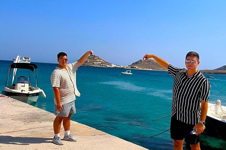 ミコノス島プライベートショアエクスカーション-港送迎