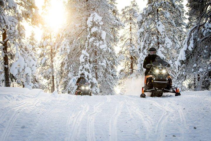 Thrill of Snowmobiling for Adults Only
