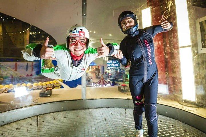 Dubai iFly Experience Voe como um Pró Interior