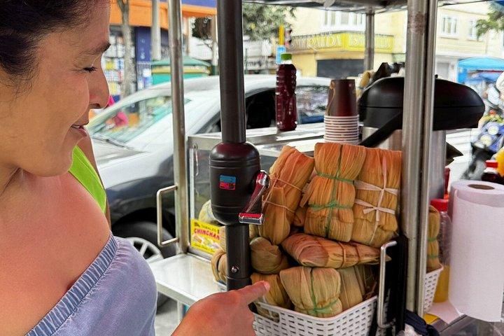 地元市場ツアー：本格的な料理、トゥクトゥク、そして自宅でのピスコ