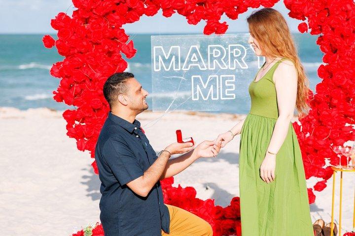 Beach Marriage Proposal