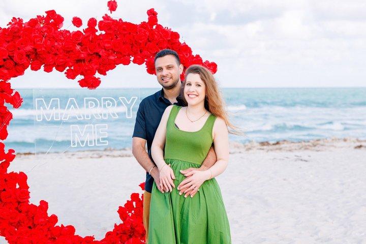 Beach Marriage Proposal