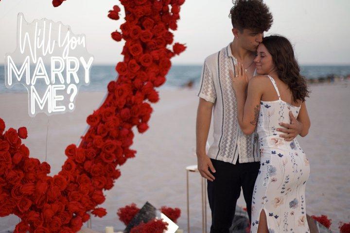 Beach Marriage Proposal