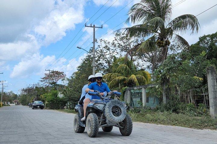 Tour en quad double à Cozumel et au cénote Jade