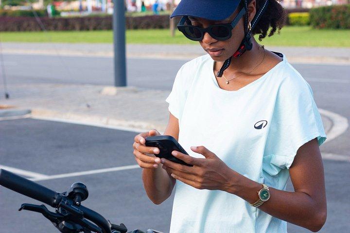 Passeio guiado de bicicleta elétrica em Cotonou