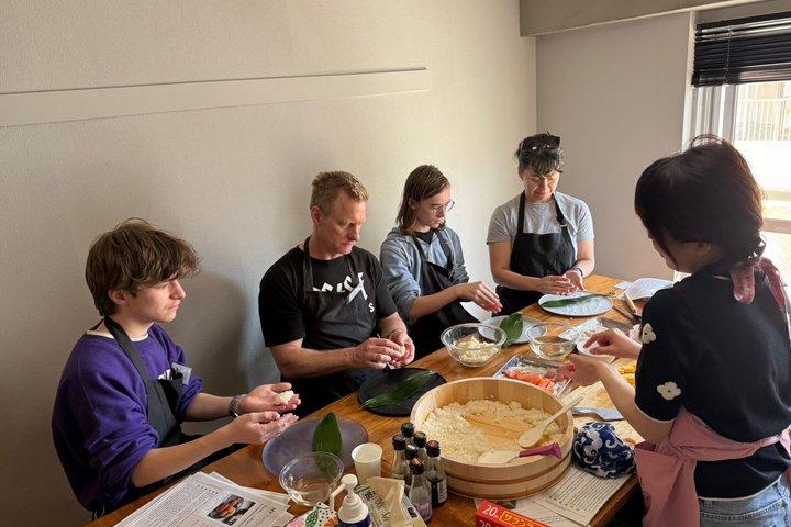 抹茶で作る寿司日本語教室
