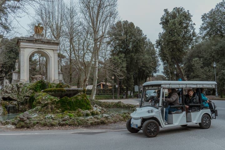 Private Rome Express 1 Hour Golf Cart Ride