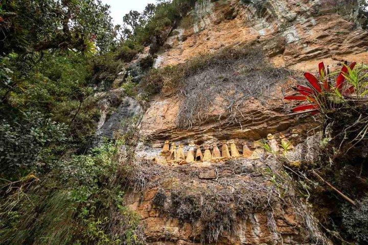 カラヒアのサルコファギとキオクタ洞窟はチャチャポヤを発見