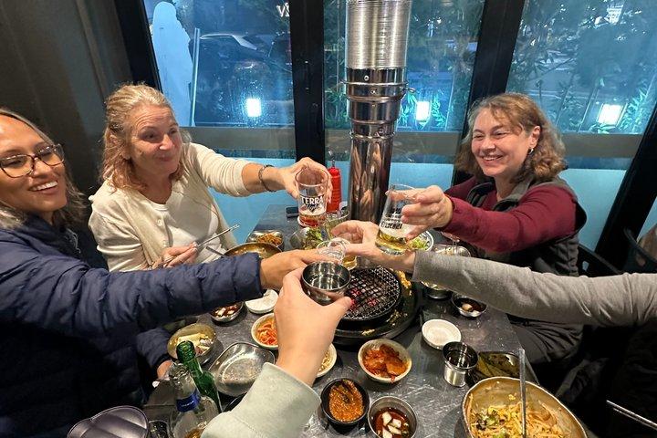 Seoul Temple och Starfield Library Gangnam KBBQ