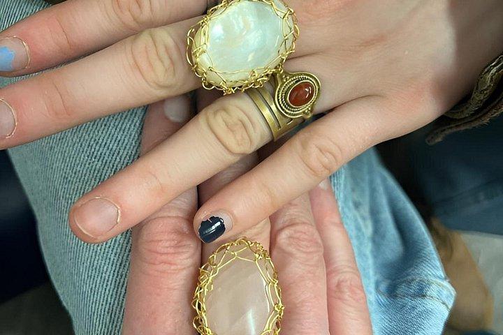 Wire Ring Making Class in Brooklyn Jewelry Workshop