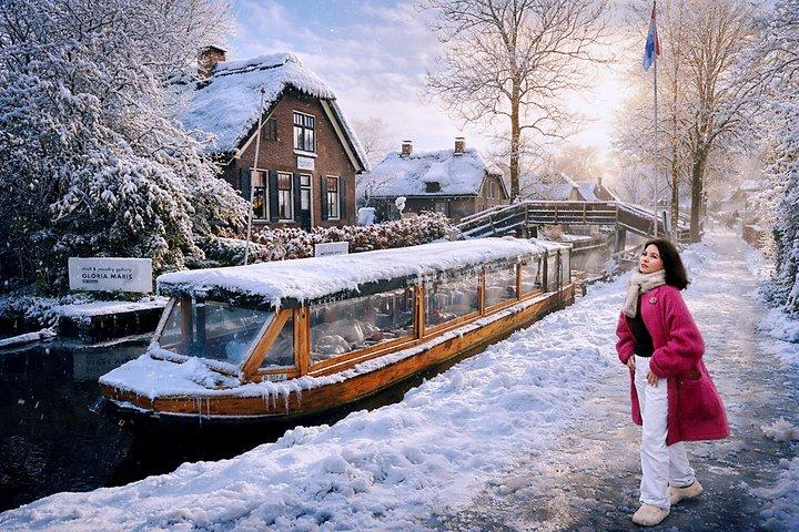 Zaanse Schans e Giethoorn Day Tour com almoço e cruzeiro de barco