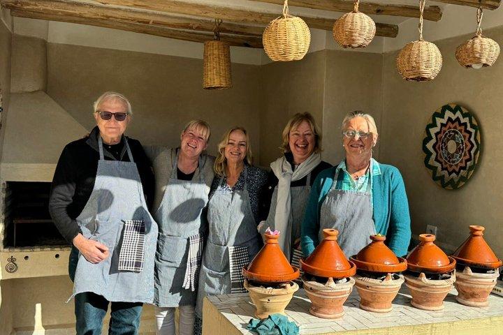 Clase de cocina marroquí en Marrakech con comida tradicional