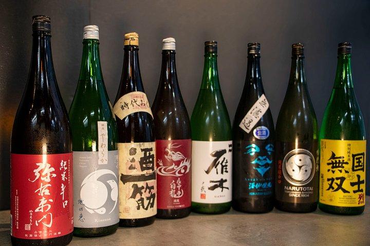 寿司おまかせで味わう京都の日本酒飲み放題