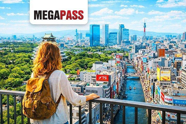 Osaka MegaPass : 公共交通機関を含む人気アトラクション