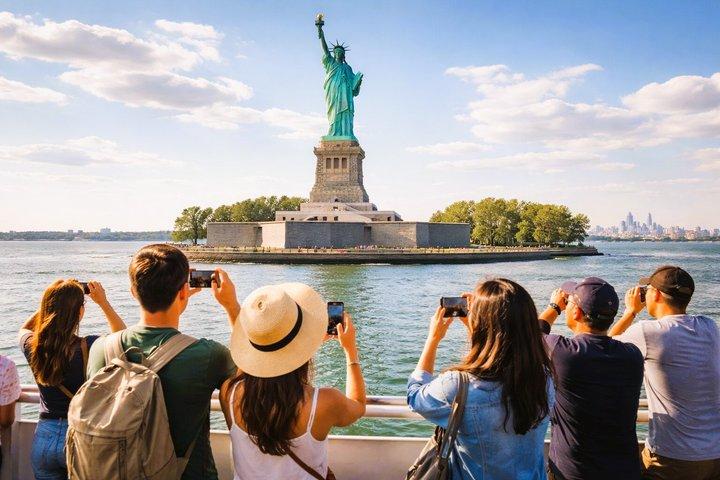 NYC Statue Liberty 90 - Sightseeing-Kreuzfahrt