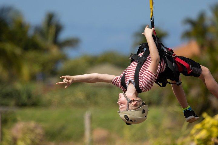 Avventura combinata Aquaball e Zipline a Maui