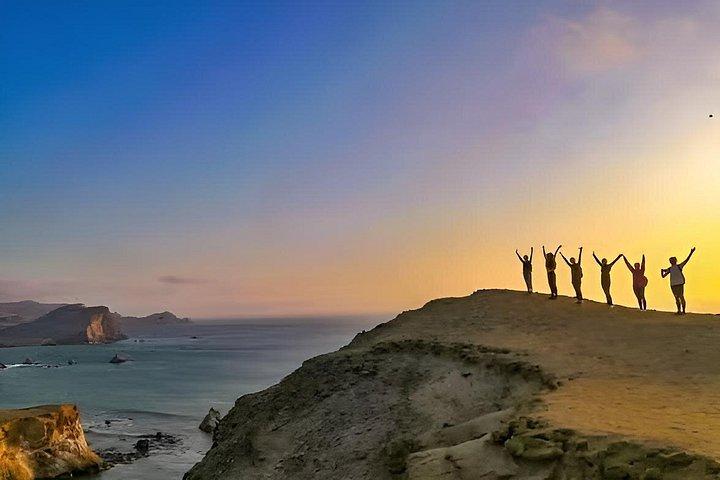 Sonnenuntergang im Paracas National Reserve
