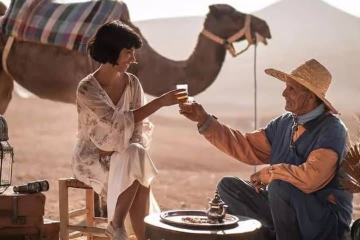 Agafay Desert Sunset Camels & Dinner Show Private From Marrakech