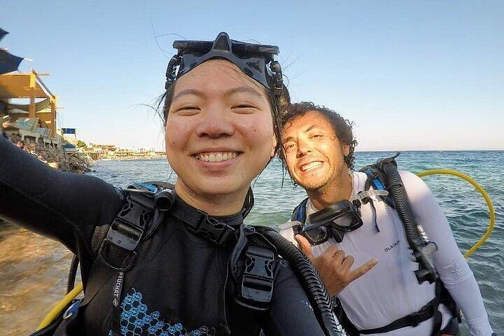 ダハブでスキューバファンダイブ
