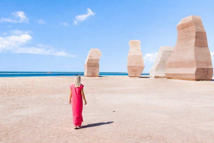 Excursão de meio dia ao Parque Nacional Ras Mohammed de ônibus saindo de Sharm