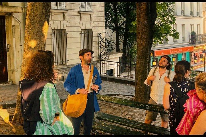 ユニークなモンマルトル19世紀ツアー：俳優とタイムトラベル