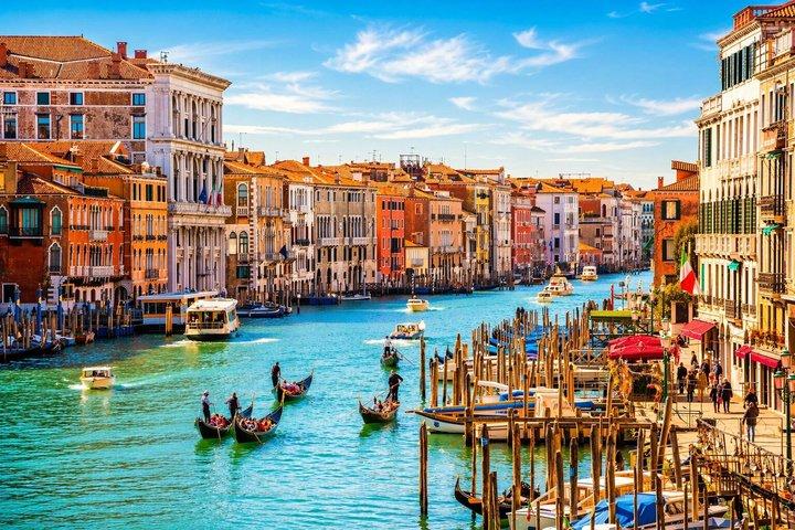 Veneza Grand Canal Gondola Ride com comentário