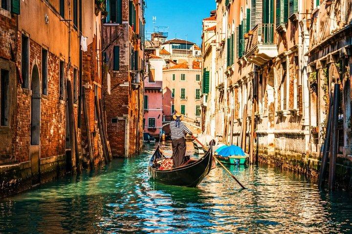 Veneza Grand Canal Gondola Ride com comentário