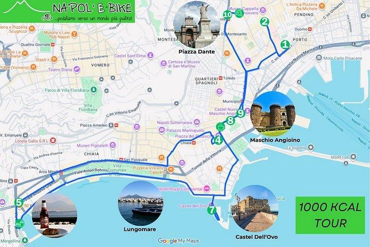 FAT電動自転車によるナポリのガイド付きツアー