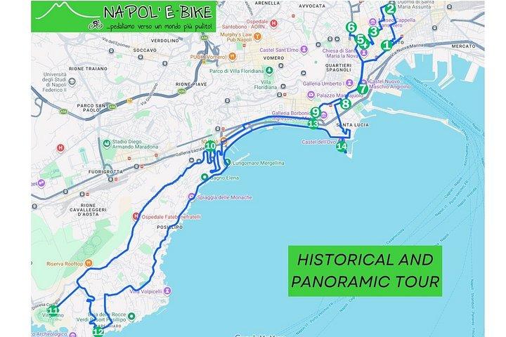 FAT電動自転車によるナポリのガイド付きツアー