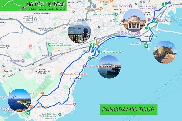 FAT電動自転車によるナポリのガイド付きツアー
