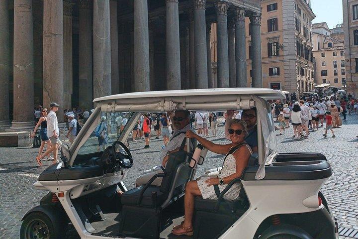 Golf Cart Tour Private Erfahrung im Stadtzentrum von Rom