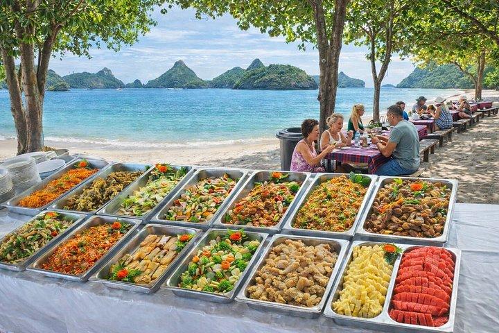 サムイ島：アントン国立海洋公園42島スピードボートツアー