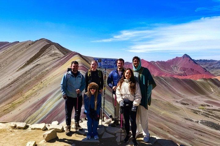 Excursion privée d'une journée à Rainbow Mountain & Red Valley au départ de Cusco