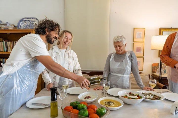 サントリーニ島：オイアでギリシャ料理教室