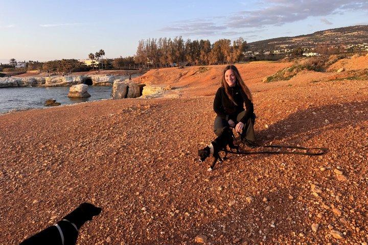 エドロⅢ号難破船で救助犬とサンセットビーチウォーク